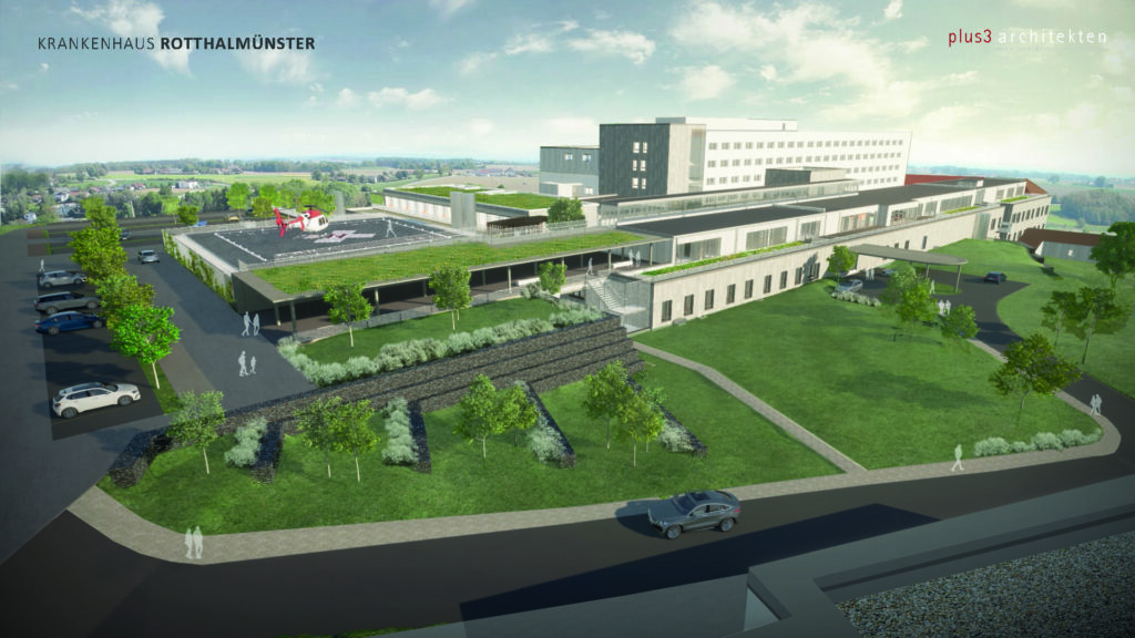 Krankenhaus Rotthalmünster – Visualisierung